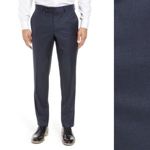 Ted Baker Jefferson flat front wool pant b…